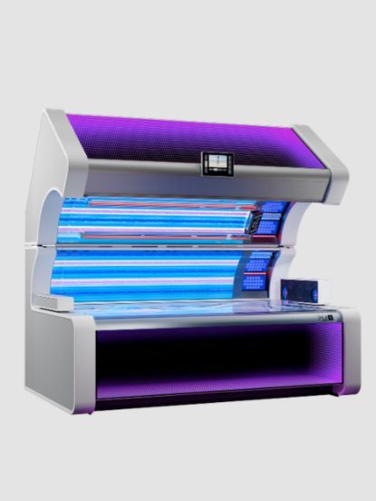 Das ist die hochmoderne Megasun K9S aus unserem Sonnenstudio Solarium Sunresidenz in Frankenberg!