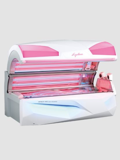 Das ist die hochmoderne Ergoline Affinity 990 aus unserem Sonnenstudio Solarium Sunresidenz in Frankenberg!