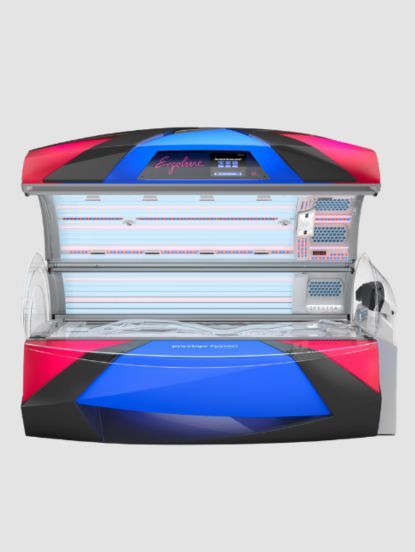 Das ist die hochmoderne Ergoline Ergoline Fusion Spectra in unserem Sonnenstudio Solarium Sunresidenz in Frankenberg!